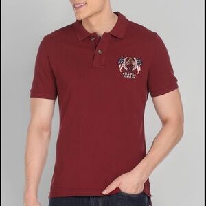 U.S. Polo Assn. Men's 100% Cotton Solid Regular Fit Polo Shirt Sz XL Horse Logo